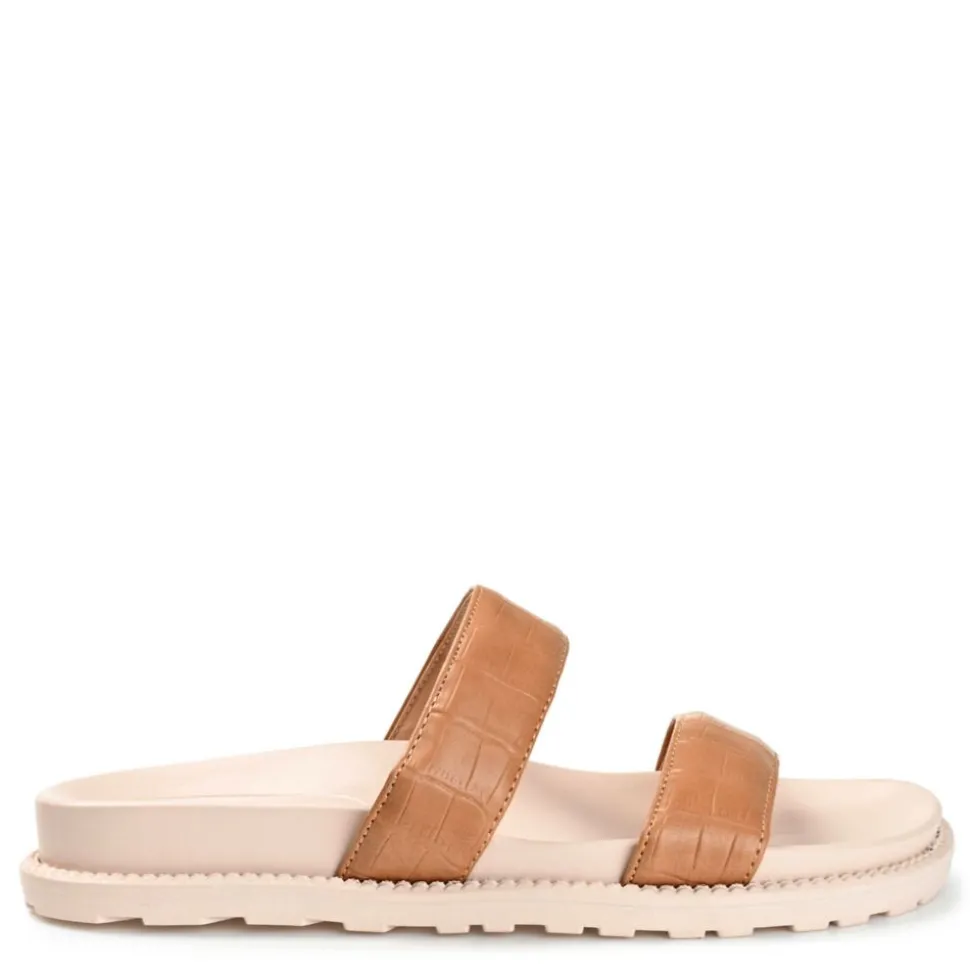 Journee Collection Womens Stellina Footbed Slide