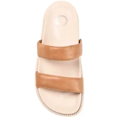 Journee Collection Womens Stellina Footbed Slide