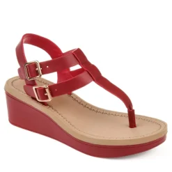 Journee Collection Womens Bianca Wedge Sandal