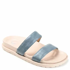 Journee Collection Womens Stellina Footbed Slide