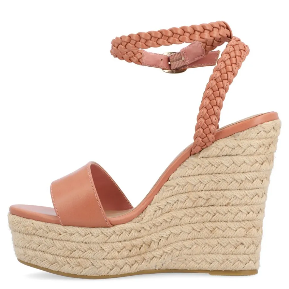Journee Collection Womens Andiah Wedge Sandal