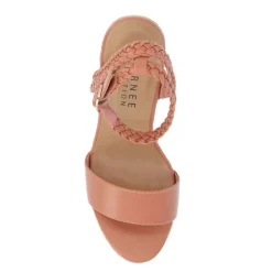 Journee Collection Womens Andiah Wedge Sandal