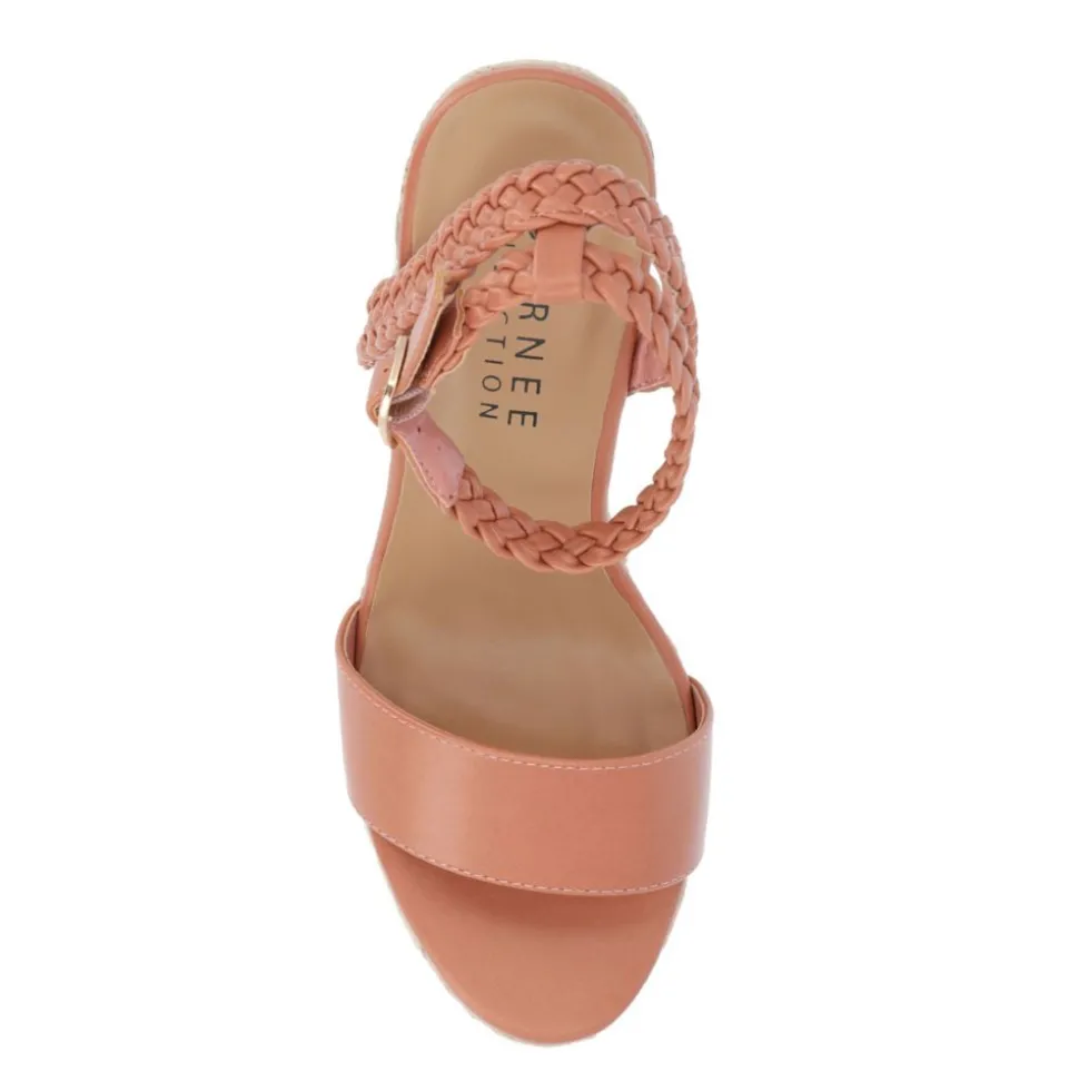 Journee Collection Womens Andiah Wedge Sandal