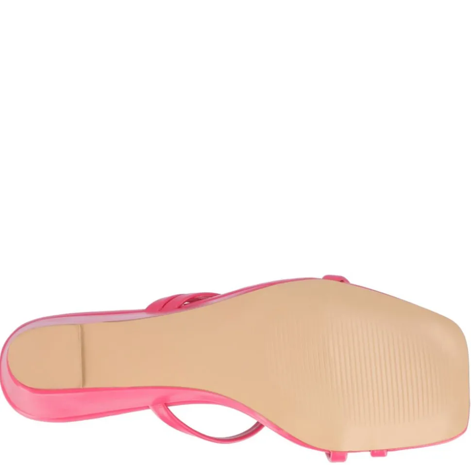 Journee Collection Womens Takarah Wedge Slip On Sandal