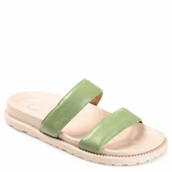 Journee Collection Womens Stellina Footbed Slide