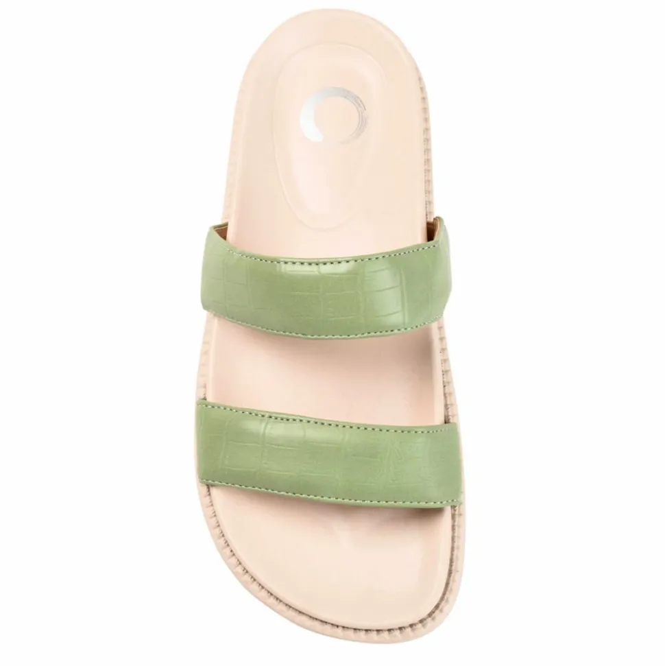 Journee Collection Womens Stellina Footbed Slide
