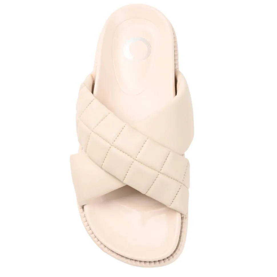 Journee Collection Womens Aveena Footbed Sandal