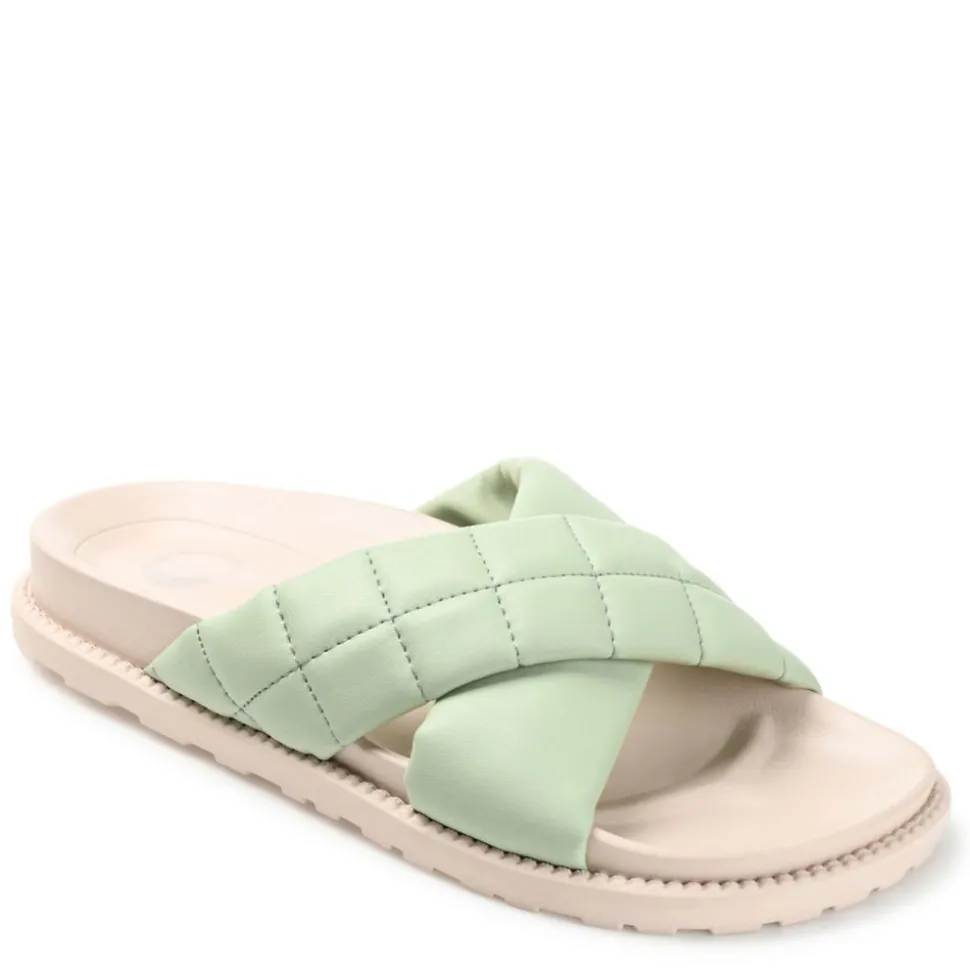Journee Collection Womens Aveena Footbed Sandal