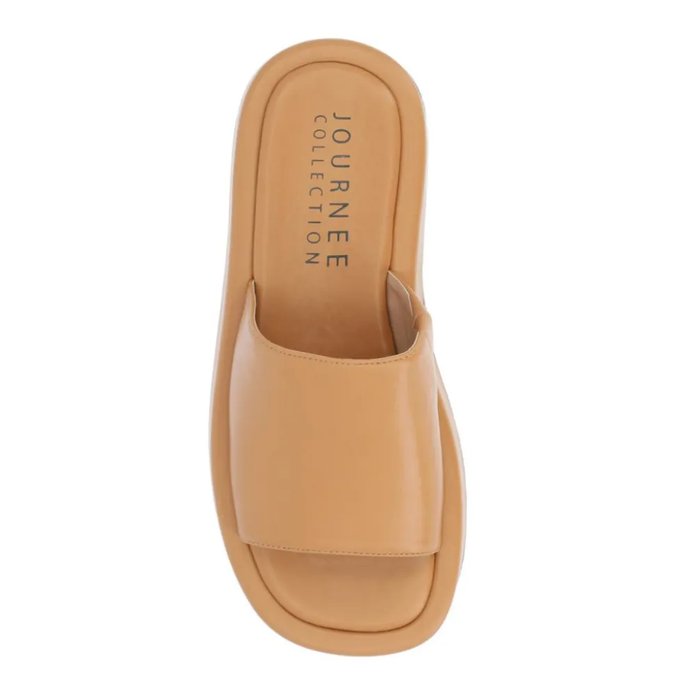 Journee Collection Womens Denrie Platform Sandal
