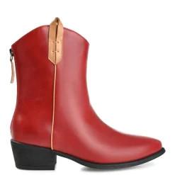 Journee Collection Womens Novva Western Ankle Boot