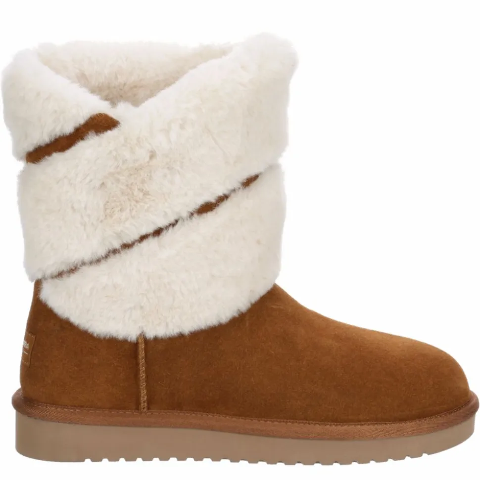 Koolaburra By Ugg Womens Dezi Short Fur Boot