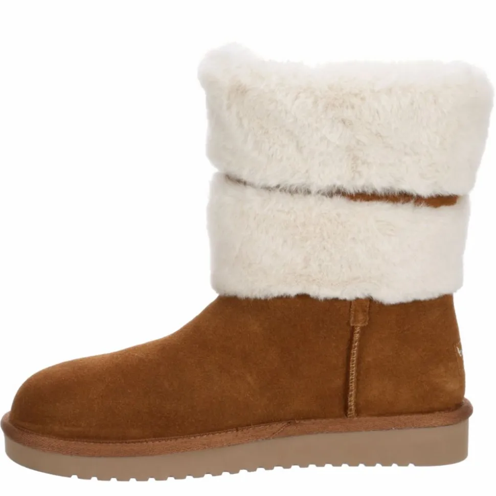 Koolaburra By Ugg Womens Dezi Short Fur Boot