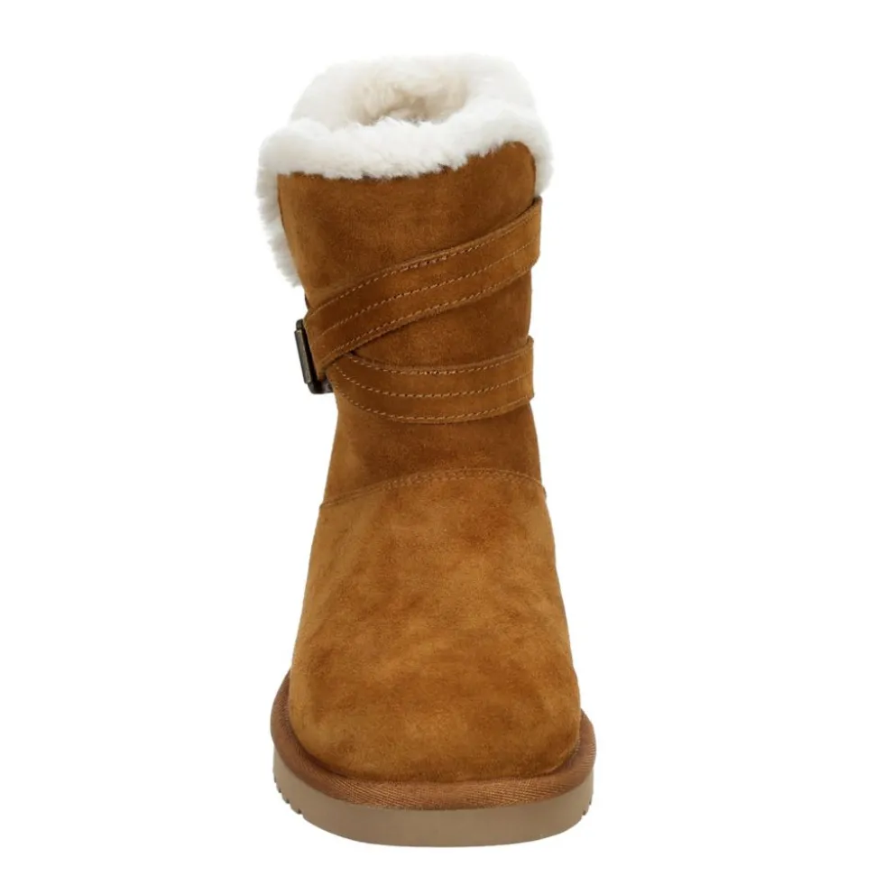 Koolaburra By Ugg Womens Delene Short Fur Boot