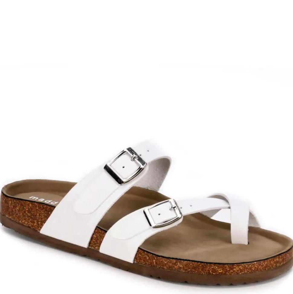 Madden Girl Womens Brycee Footbed Sandal