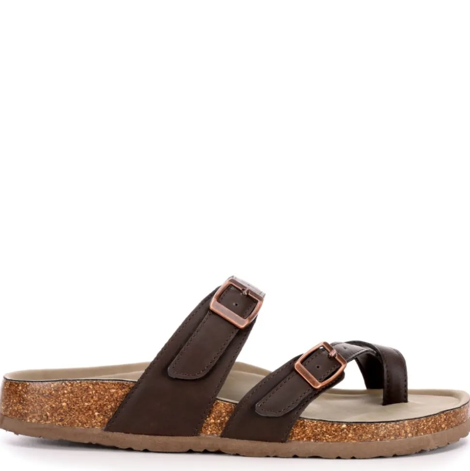 Madden Girl Womens Brycee Footbed Sandal