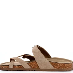 Madden Girl Womens Brycee Footbed Sandal