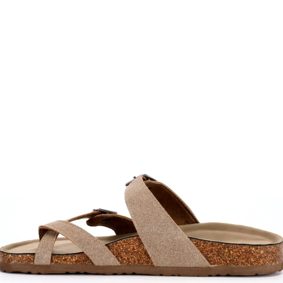 Madden Girl Womens Brycee Footbed Sandal