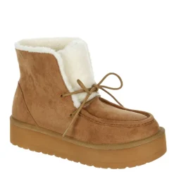 Madden Girl Womens Earnest Fur Ankle Boot