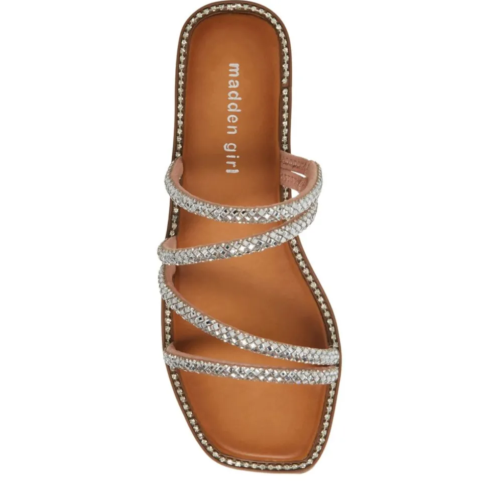 Madden Girl Womens Posh Slide Sandal