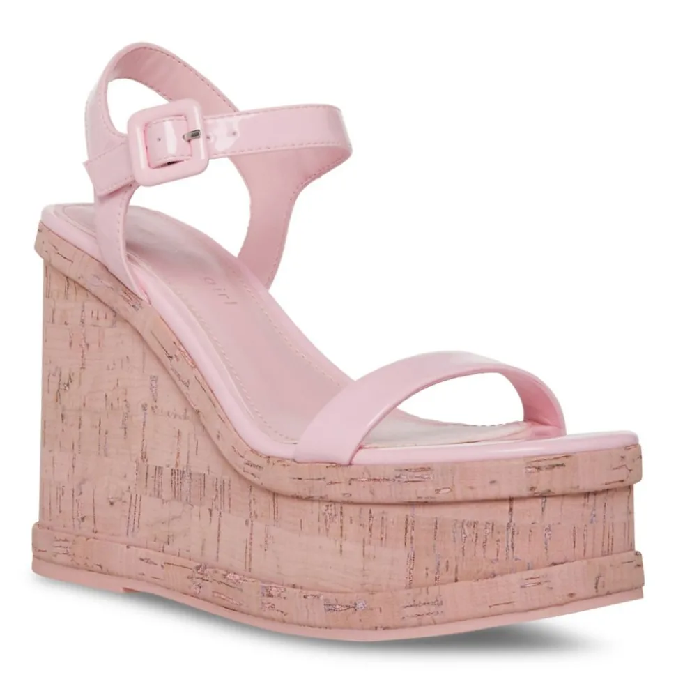 Madden Girl Womens Watchout Wedge Sandal