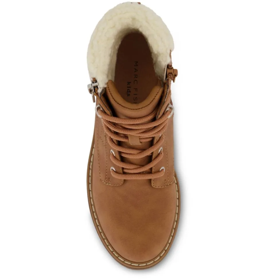 Marc Fisher Girls Little-Big Kid Jade Zip Lace-Up Boot