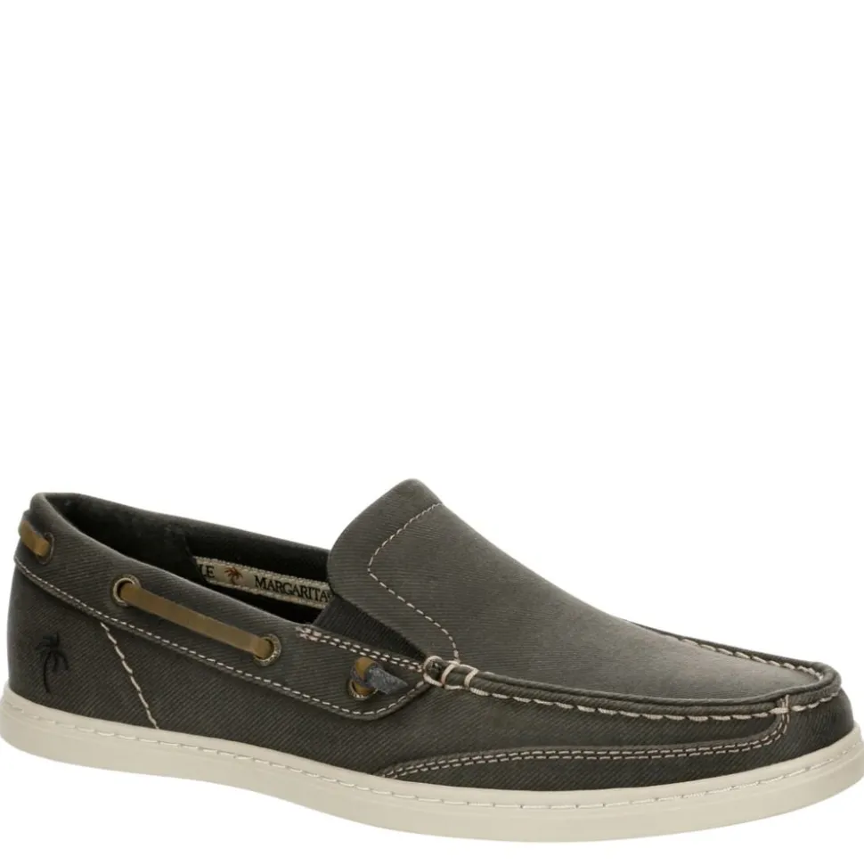 Margaritaville Mens Dock Slip On Boat Shoe