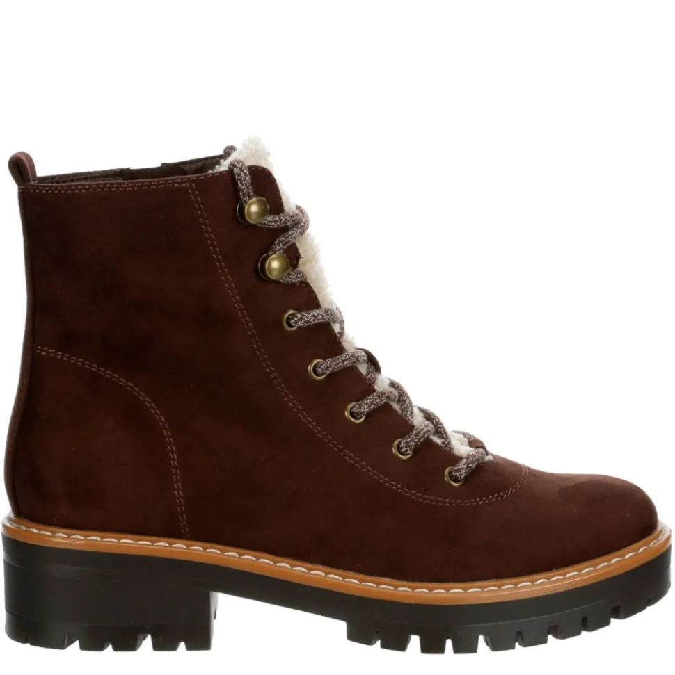 Michael By Michael Shannon Womens Keegan Lace-Up Boot