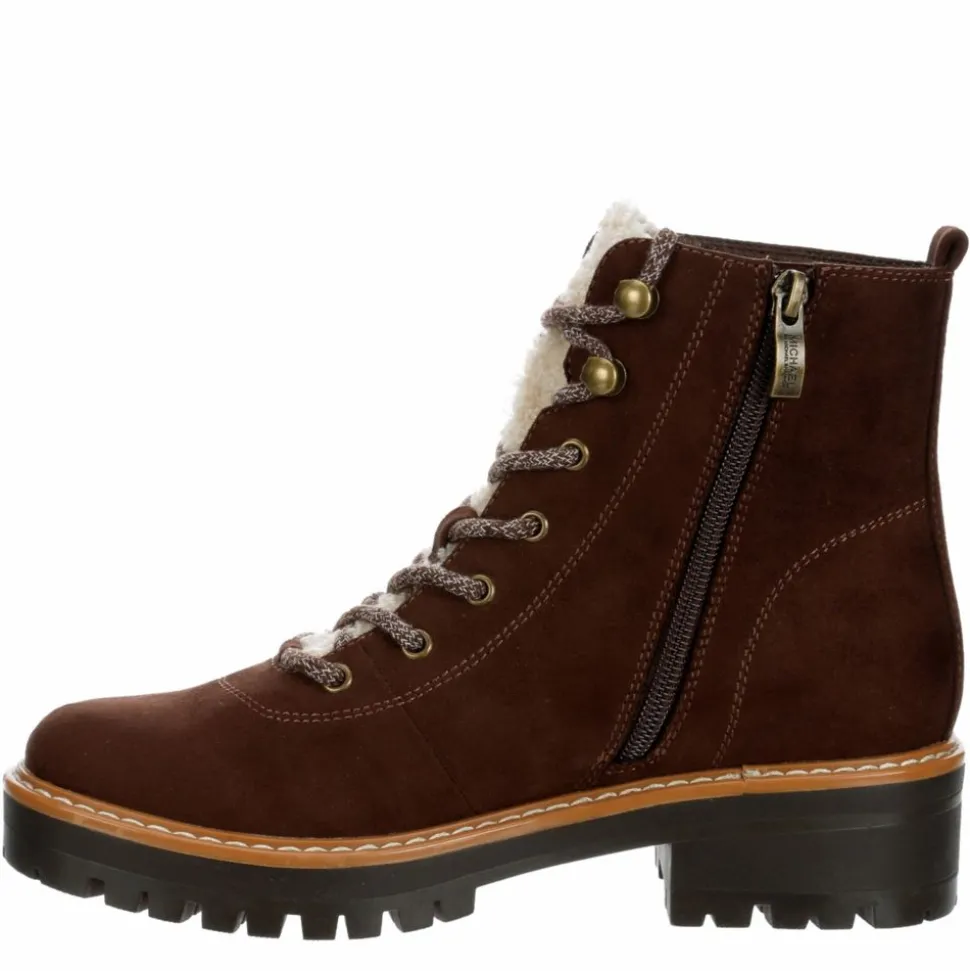 Michael By Michael Shannon Womens Keegan Lace-Up Boot