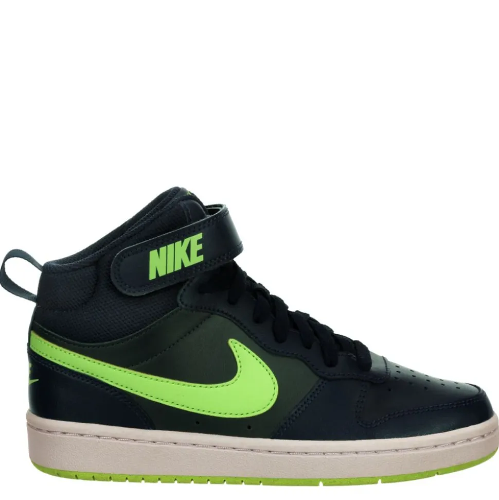 Nike Boys Court Borough 2 Mid Sneaker