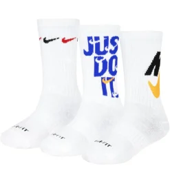 Nike Boys Graphic Crew Socks 3 Pairs