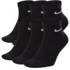 Nike Boys Small Everyday Cushion Quarter Socks 6 Pairs