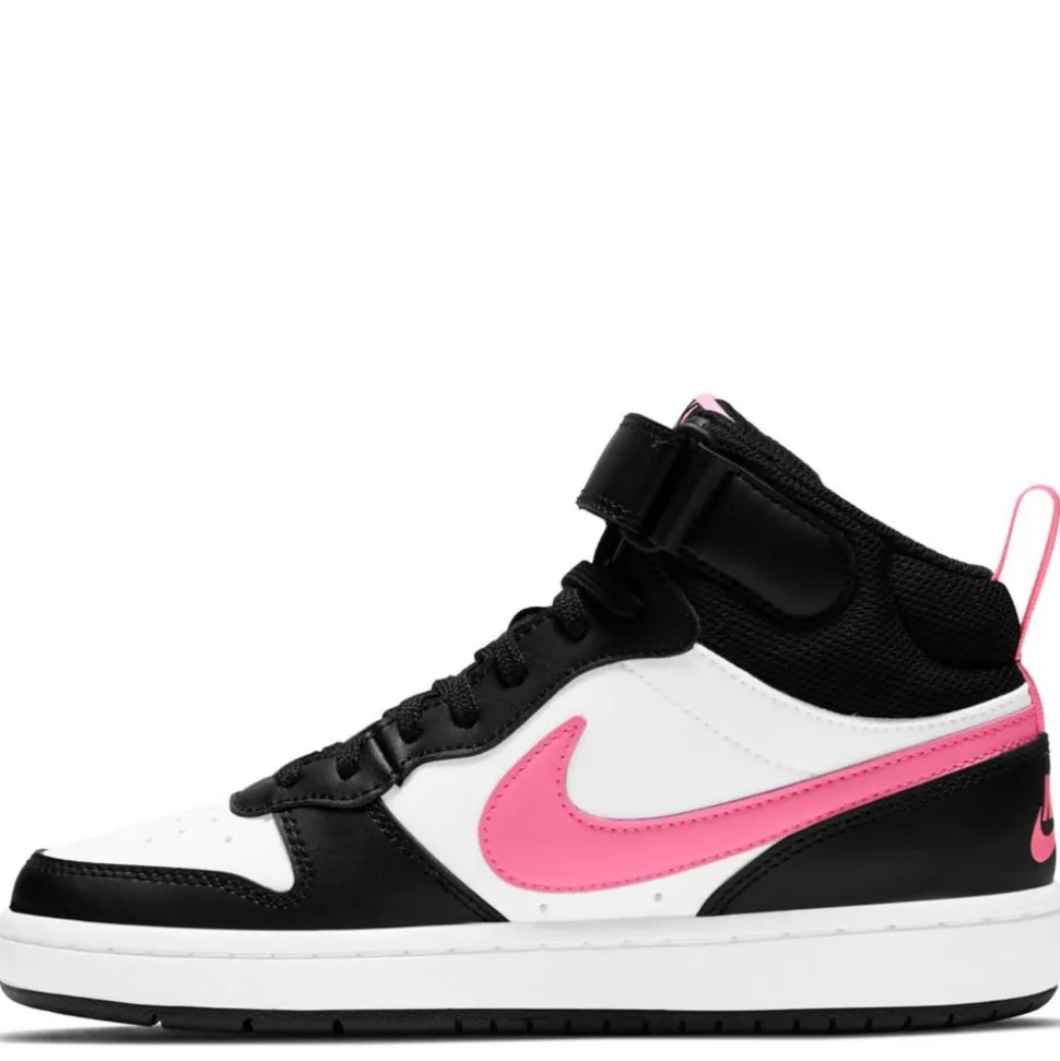 Nike Girls Big Kid Court Borough 2 Mid Top Sneaker