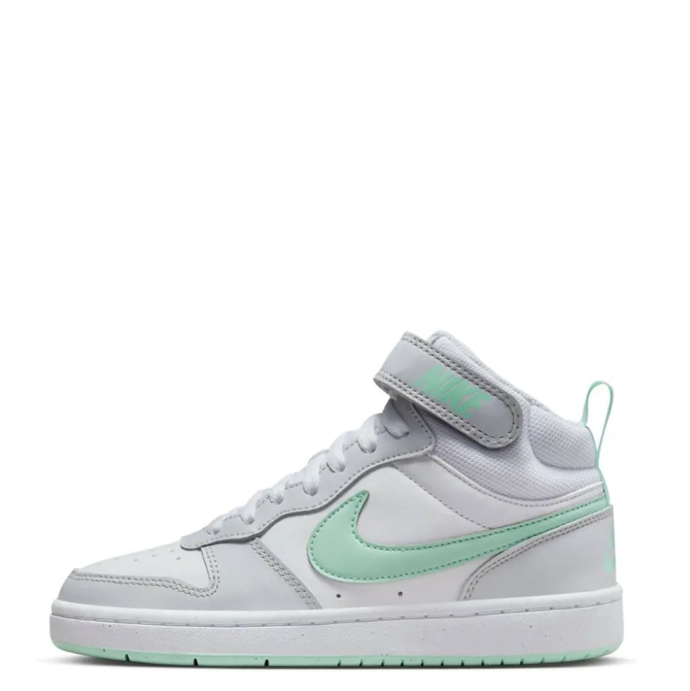 Nike Girls Big Kid Court Borough 2 Mid Top Sneaker