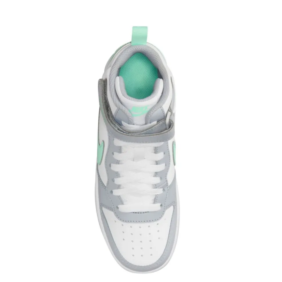 Nike Girls Big Kid Court Borough 2 Mid Top Sneaker