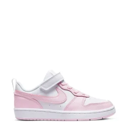 Nike Girls Little Kid Court Borough 2 Low Top Sneaker