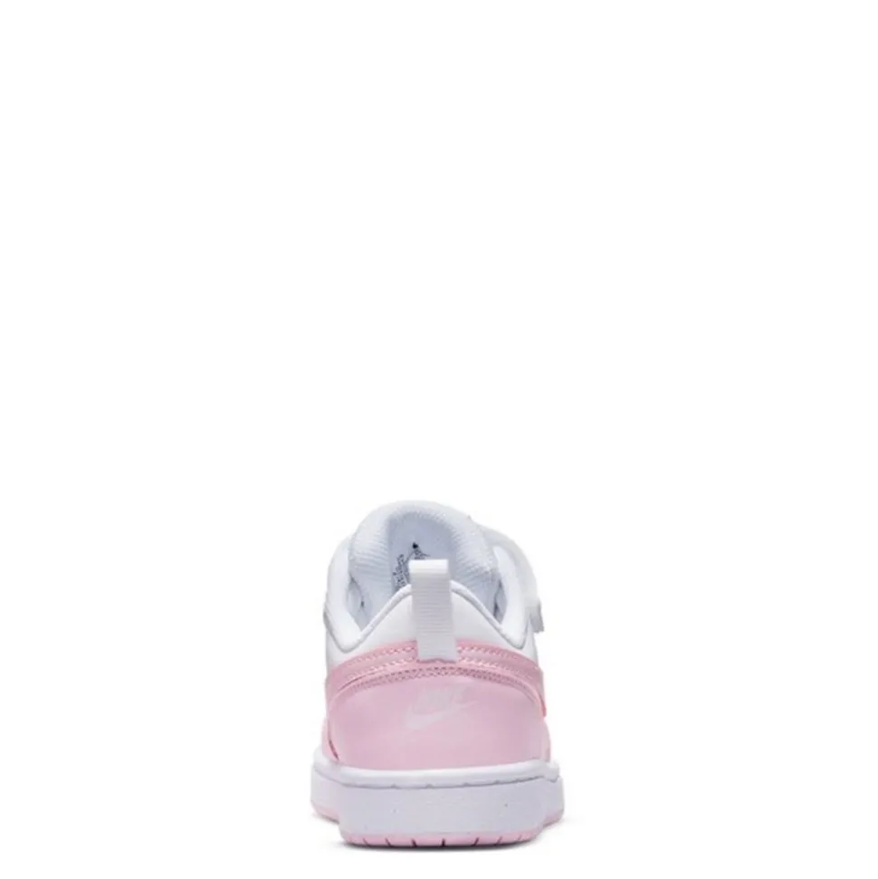 Nike Girls Little Kid Court Borough 2 Low Top Sneaker