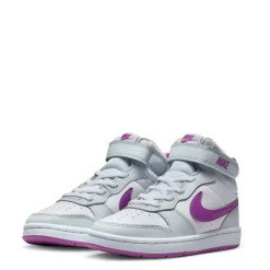 Nike Girls Little Kid Court Borough 2 Mid Top Sneaker
