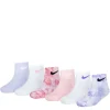 Nike Girls Quarter Socks 6 Pairs