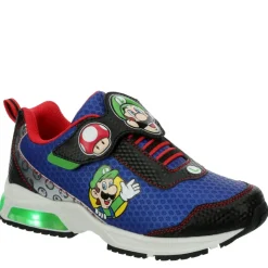Nintendo Boys Little Kid Mario Luigi Light Up Sneaker