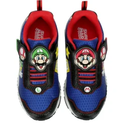 Nintendo Boys Little Kid Mario Luigi Light Up Sneaker