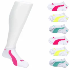 Puma Girls No Show Socks 6 Pairs