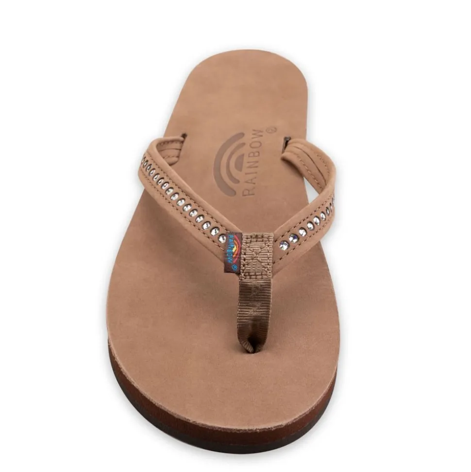 Rainbow Sandals Womens Crystal Collection Flip Flop Sandal