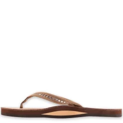 Rainbow Sandals Womens Crystal Collection Flip Flop Sandal