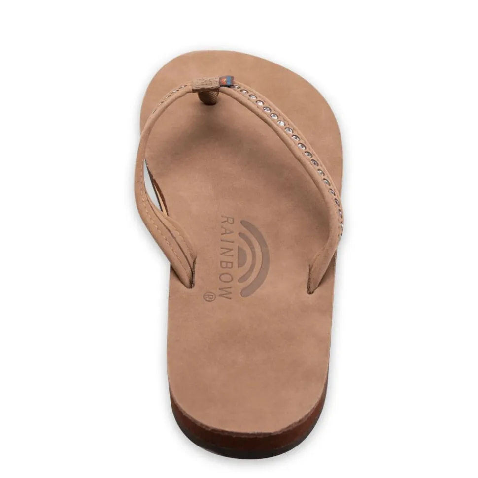 Rainbow Sandals Womens Crystal Collection Flip Flop Sandal