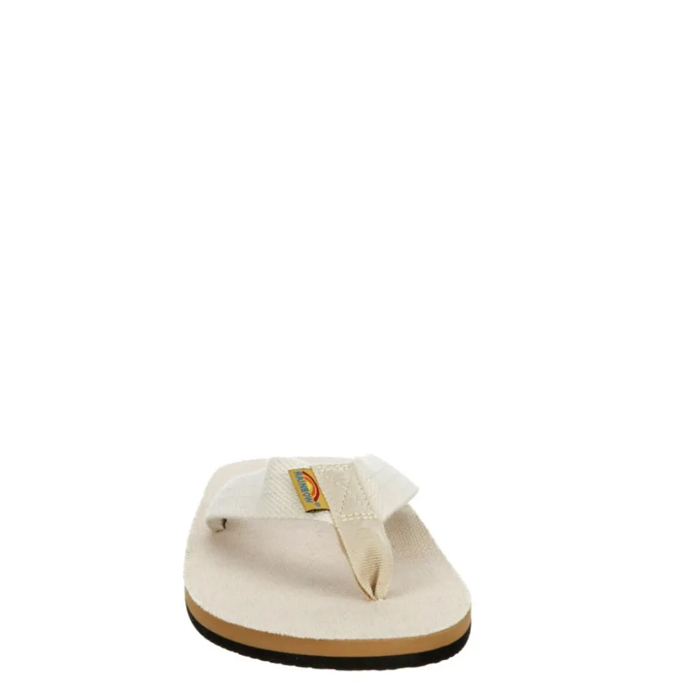 Rainbow Sandals Womens Single Layer Hemp Flip Flop Sandal