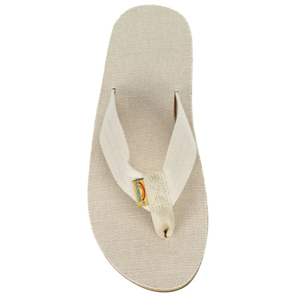 Rainbow Sandals Womens Single Layer Hemp Flip Flop Sandal
