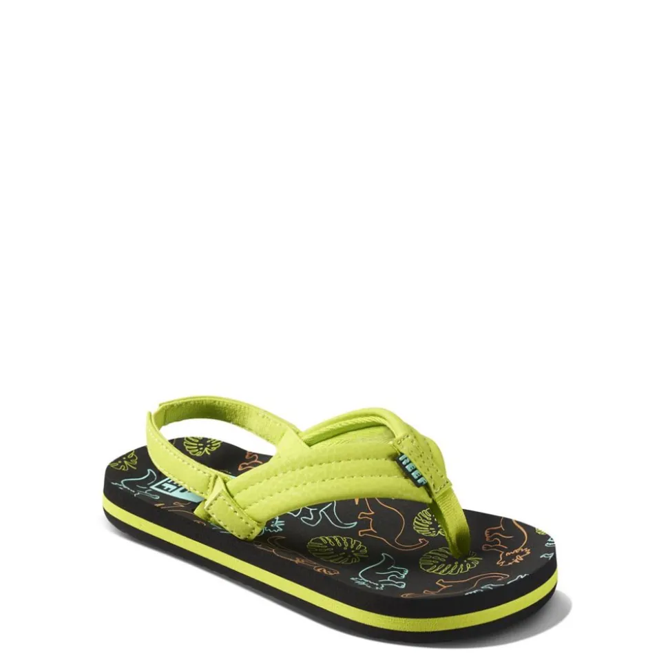 Reef Boys Toddler-Little Kid Little Ahi Flip Flop Sandal