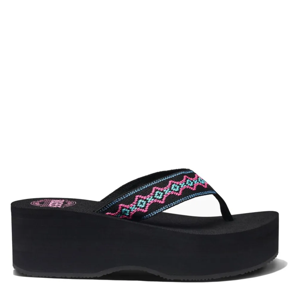 Reef Womens Sandy Hi Flip Flop Sandal