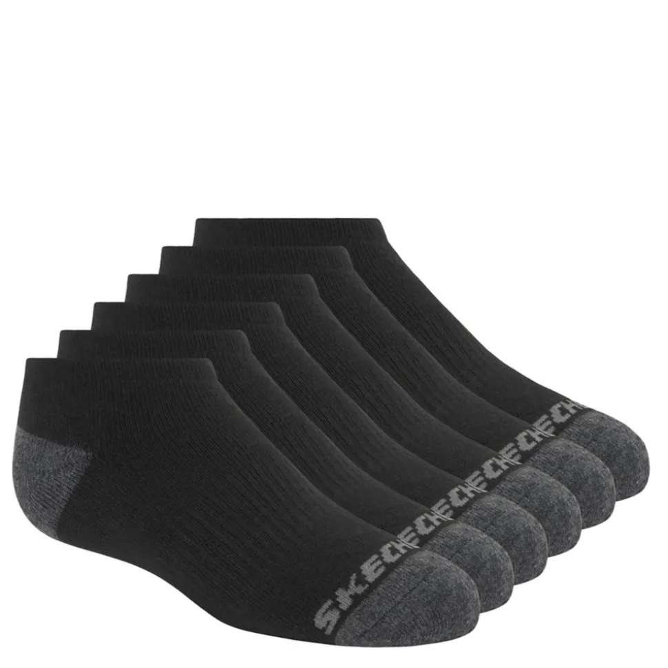 Skechers Boys No Show Socks 6 Pairs