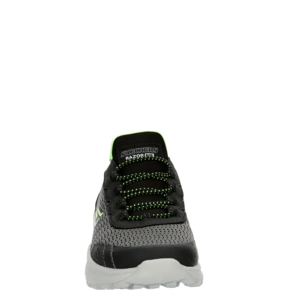 Skechers Boys Razor Flex Air Slip-In Slip On Sneaker